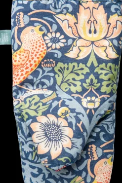 William Morris Keittiötekstiilit<Patakinnas Strawberry thief blue 15x30cm