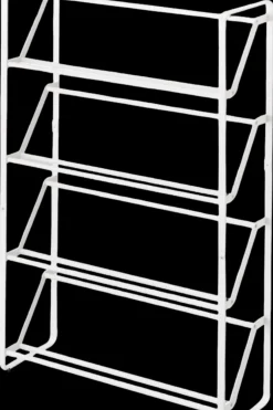 Yamazaki Muut Kalusteet<Frame kenkäteline 4 tasoa, valkoinen