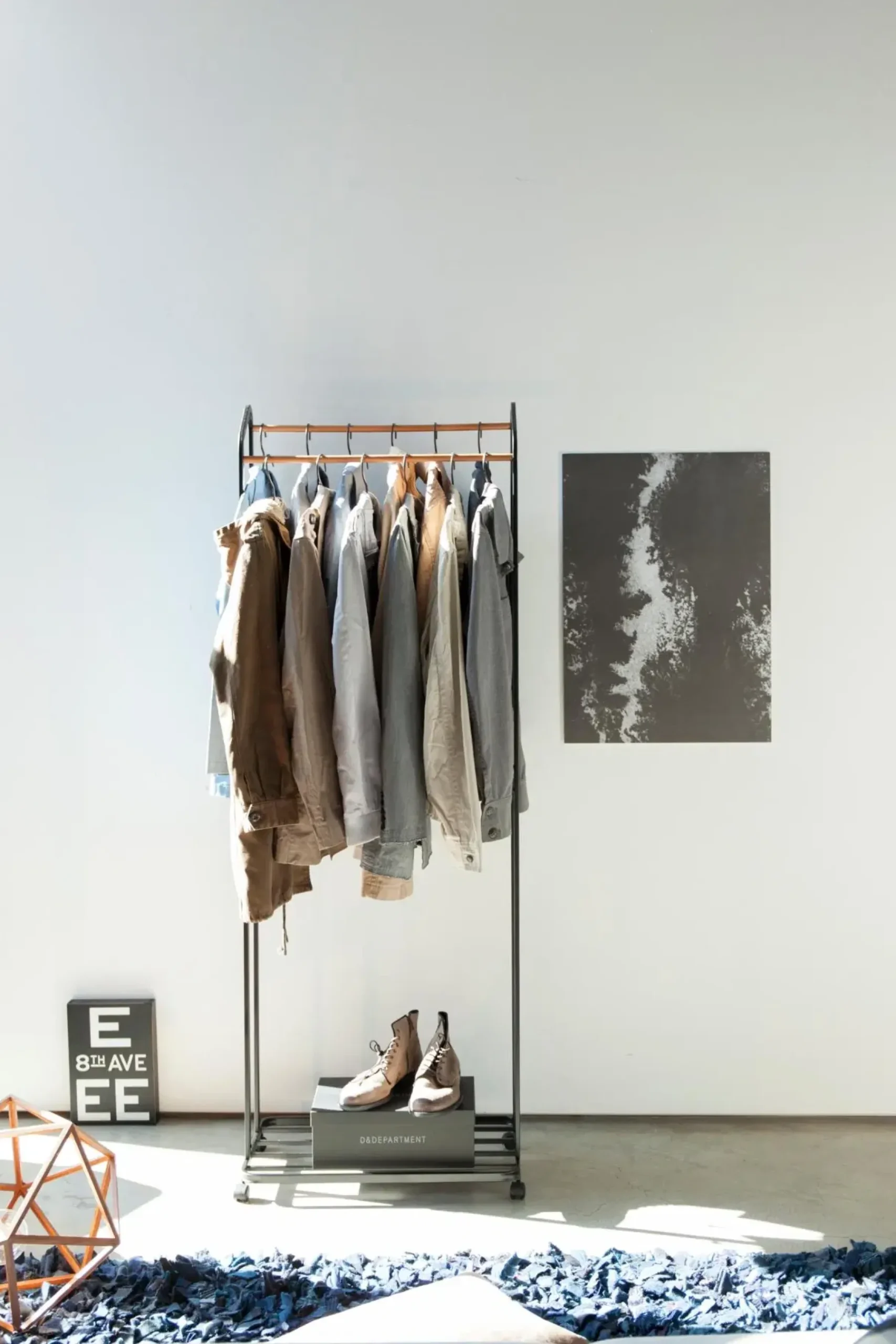 Online Tower vaaterekki pyörillä, musta Muut Kalusteet