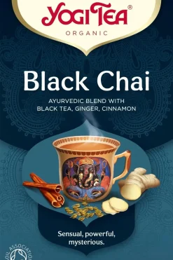 Hot Luomu Black Chai Maustettu mustatee Ayurvedinen 17x2,2g Juomat