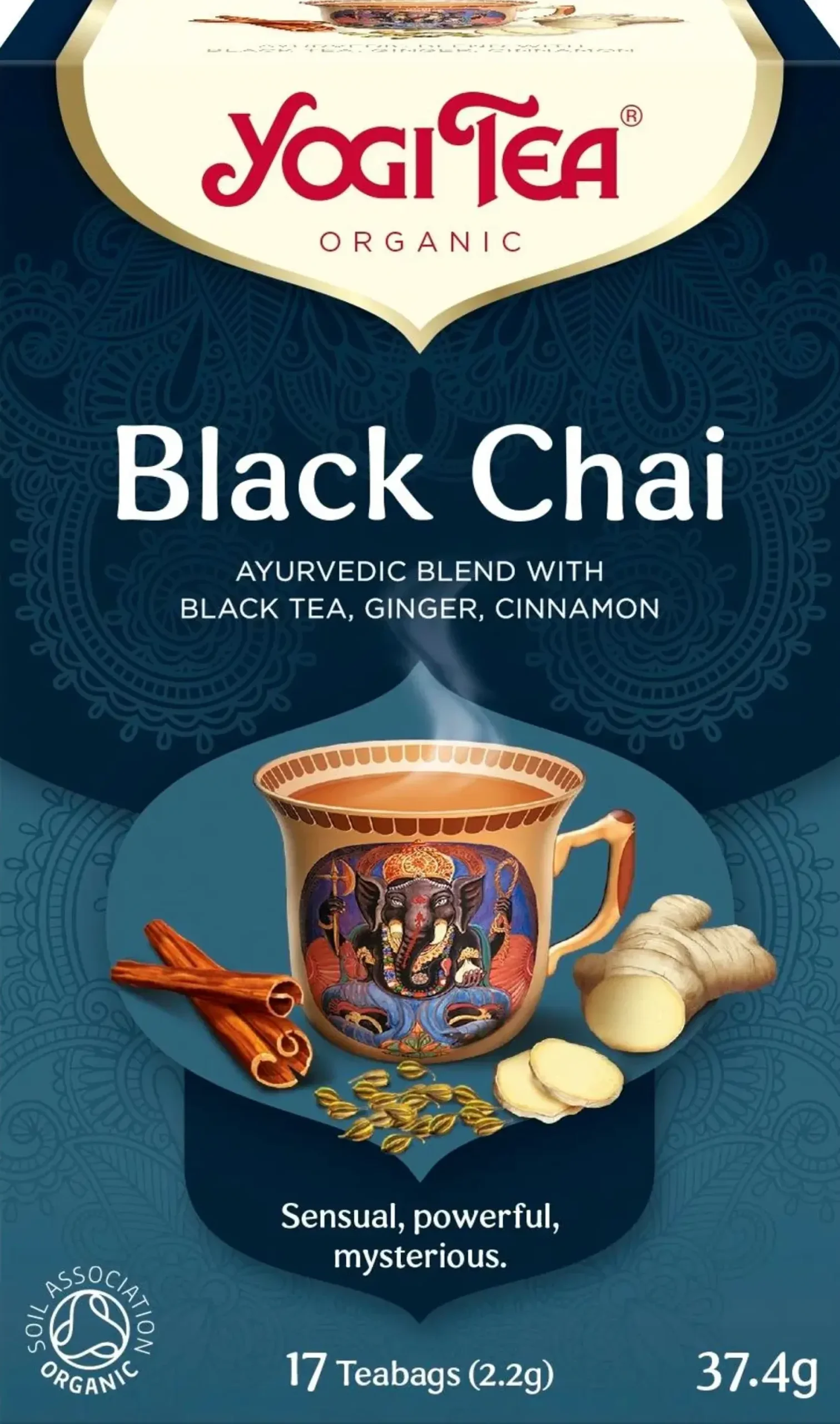 Hot Luomu Black Chai Maustettu mustatee Ayurvedinen 17x2,2g Juomat