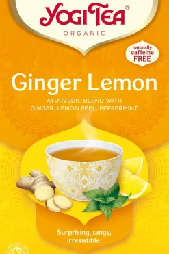 YOGI TEA Juomat<Luomu Ginger Lemon Yrtti-mauste-hedelmätee Ayurvedinen 17x1,8g