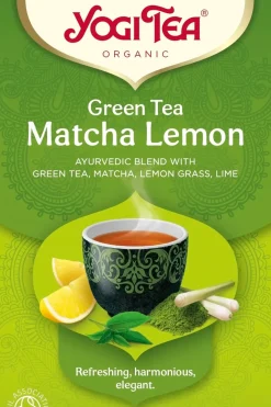 YOGI TEA Juomat<Luomu Green Tea Matcha Lemon Vihreä matcha-yrtti-hedelmätee Ayurvedinen 17x1.8g