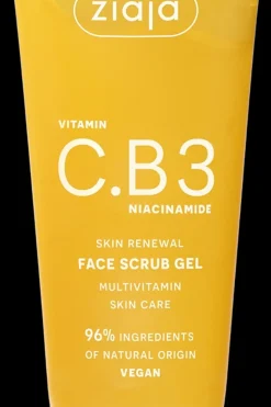 Ziaja Ihonhoidon Tehoaineet|Kasvojenhoito<C.B3 vitamiini heleyttävä rakeeton kuorinta 100 ml