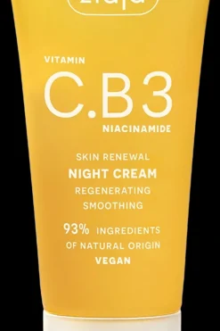 Ziaja Ihonhoidon Tehoaineet|Kasvojenhoito<C.B3 vitamiini yövoide-naamio 50 ml